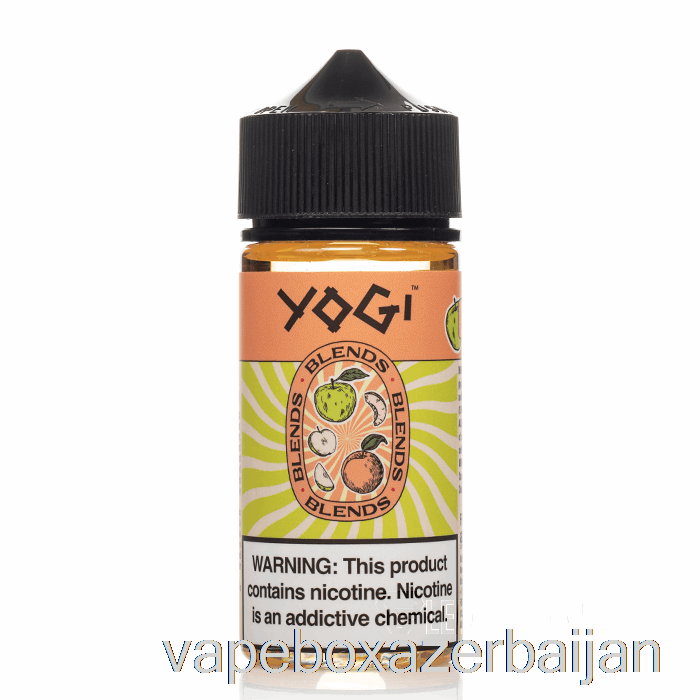 Vape Smoke Apple Peach Ice - Yogi Blends - 100mL 0mg